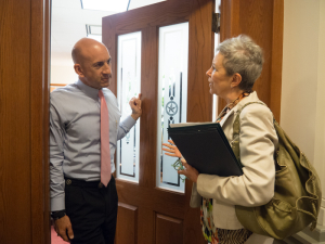 Matt Shaheen Rep with Ellen Lasser NCJW Advocate